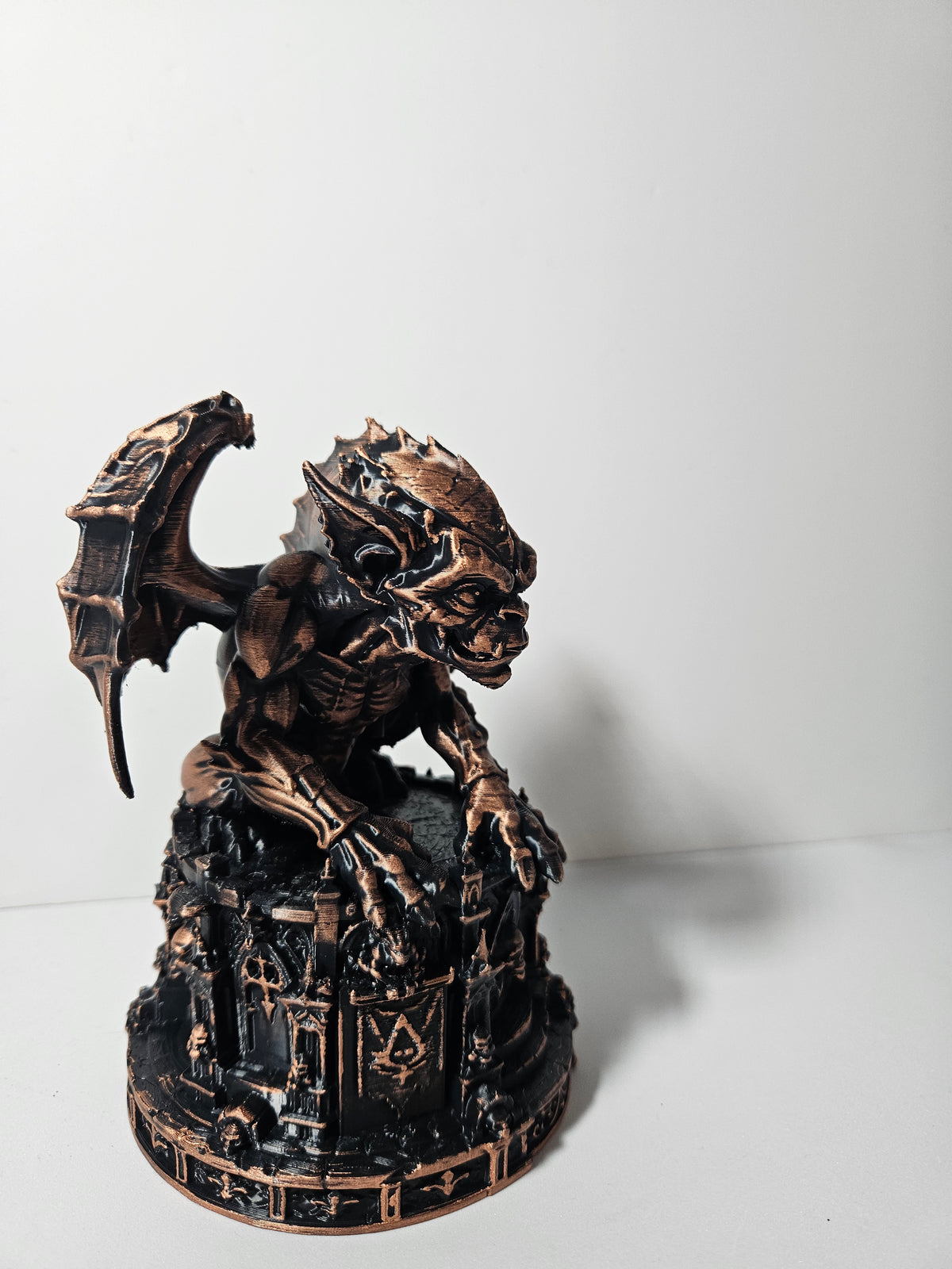 Gothic Guardian – Gargoyle Tower Sculpture