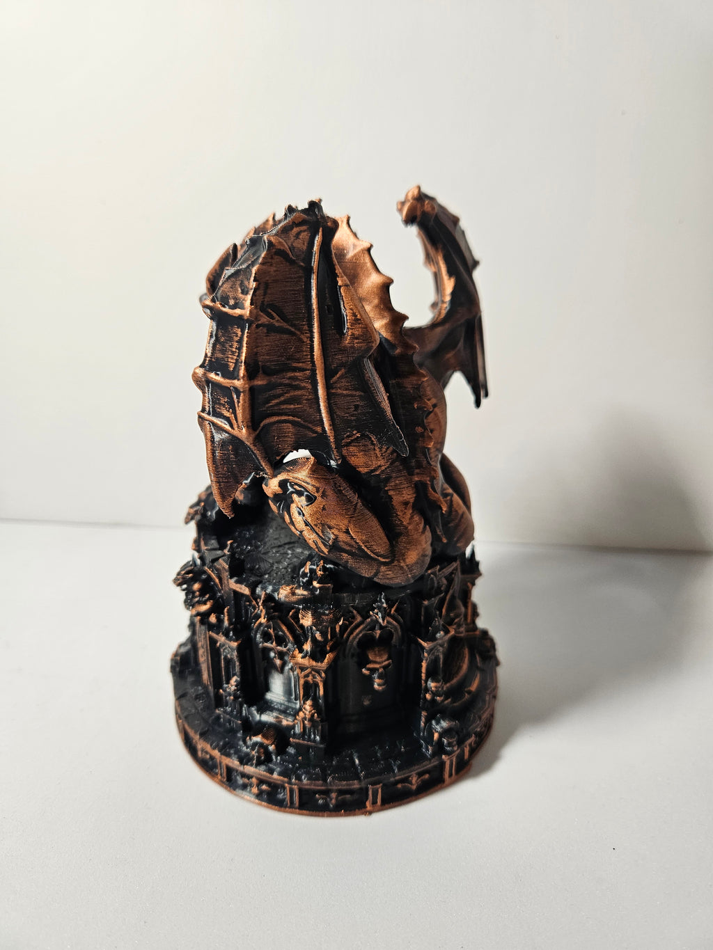 Gothic Guardian – Gargoyle Tower Sculpture