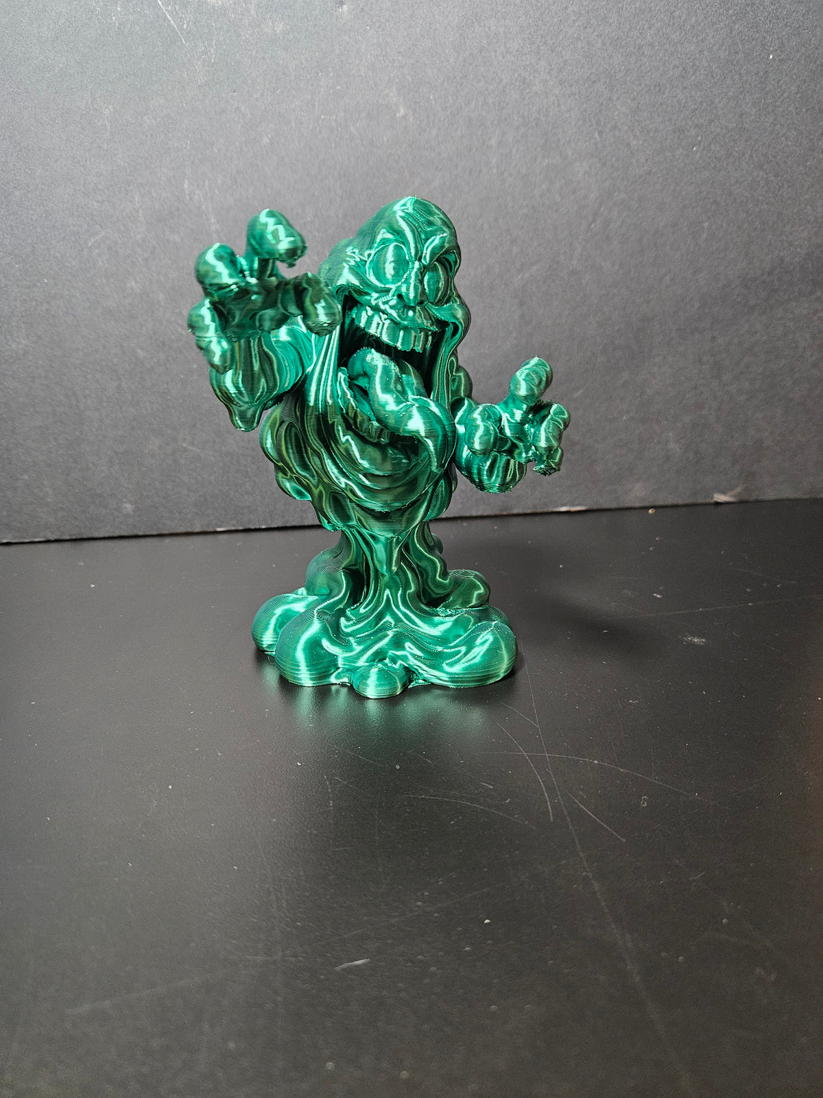Slimer – 14cm Green Silk Sculpture