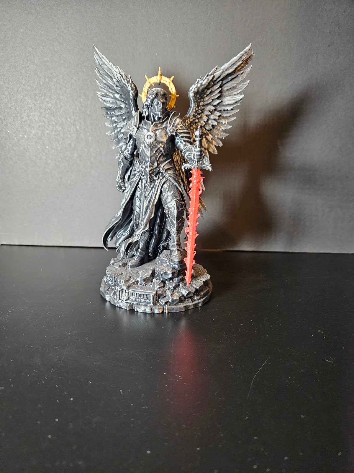 Michael Burning Sword Sculpture