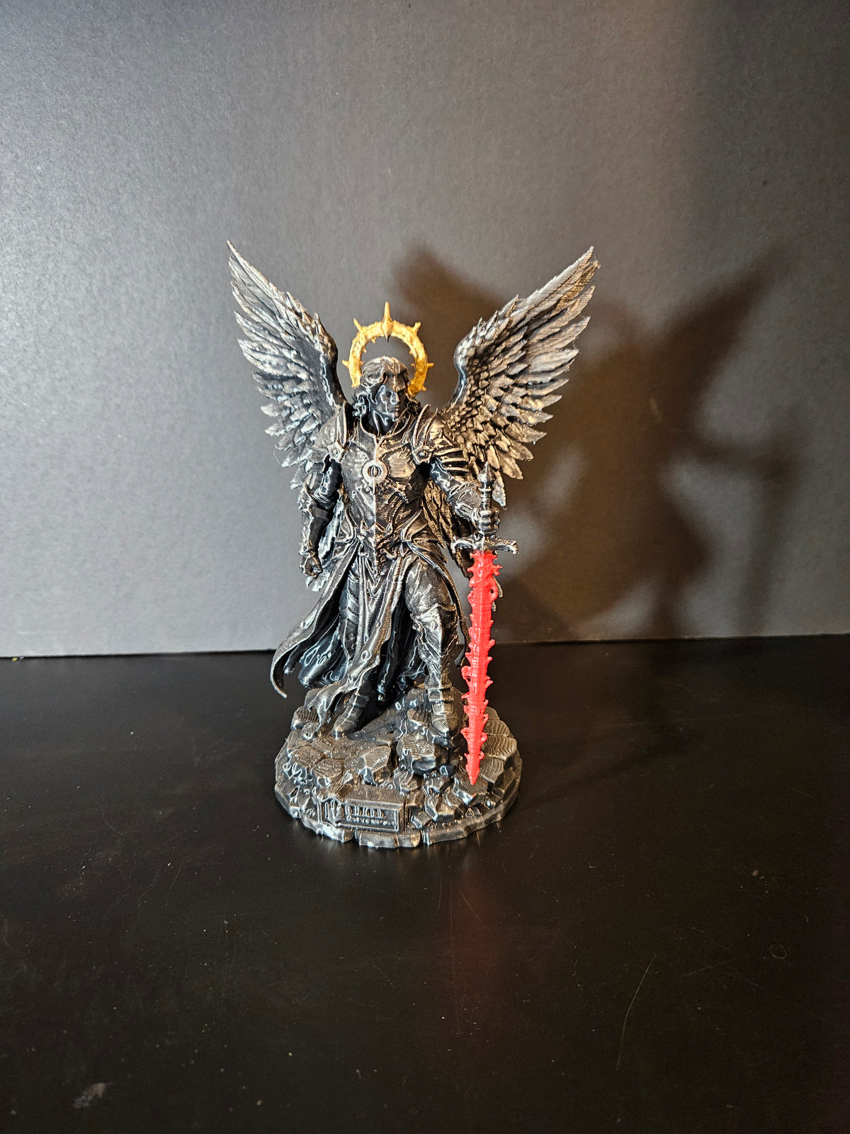 Michael Burning Sword Sculpture