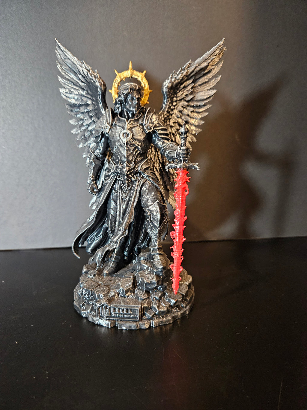 Michael Burning Sword Sculpture