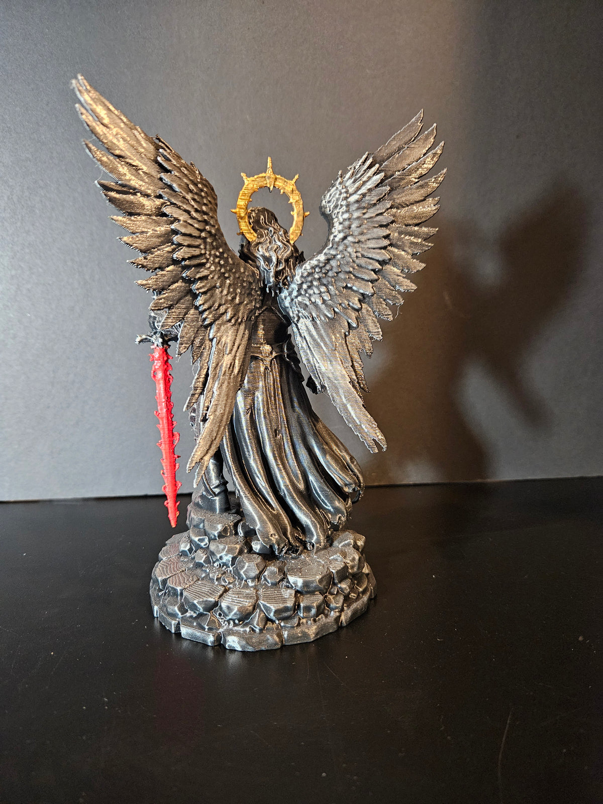 Michael Burning Sword Sculpture