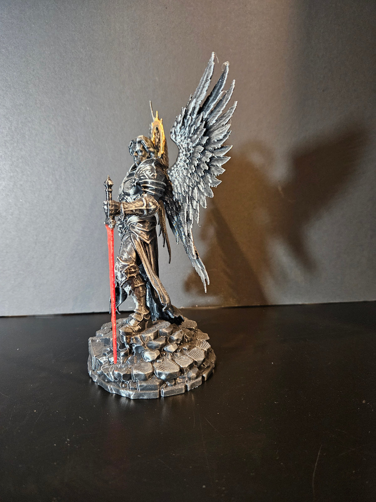 Michael Burning Sword Sculpture