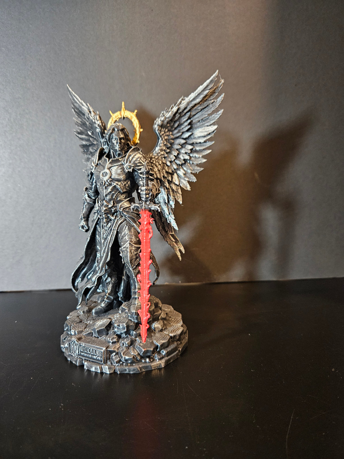 Michael Burning Sword Sculpture