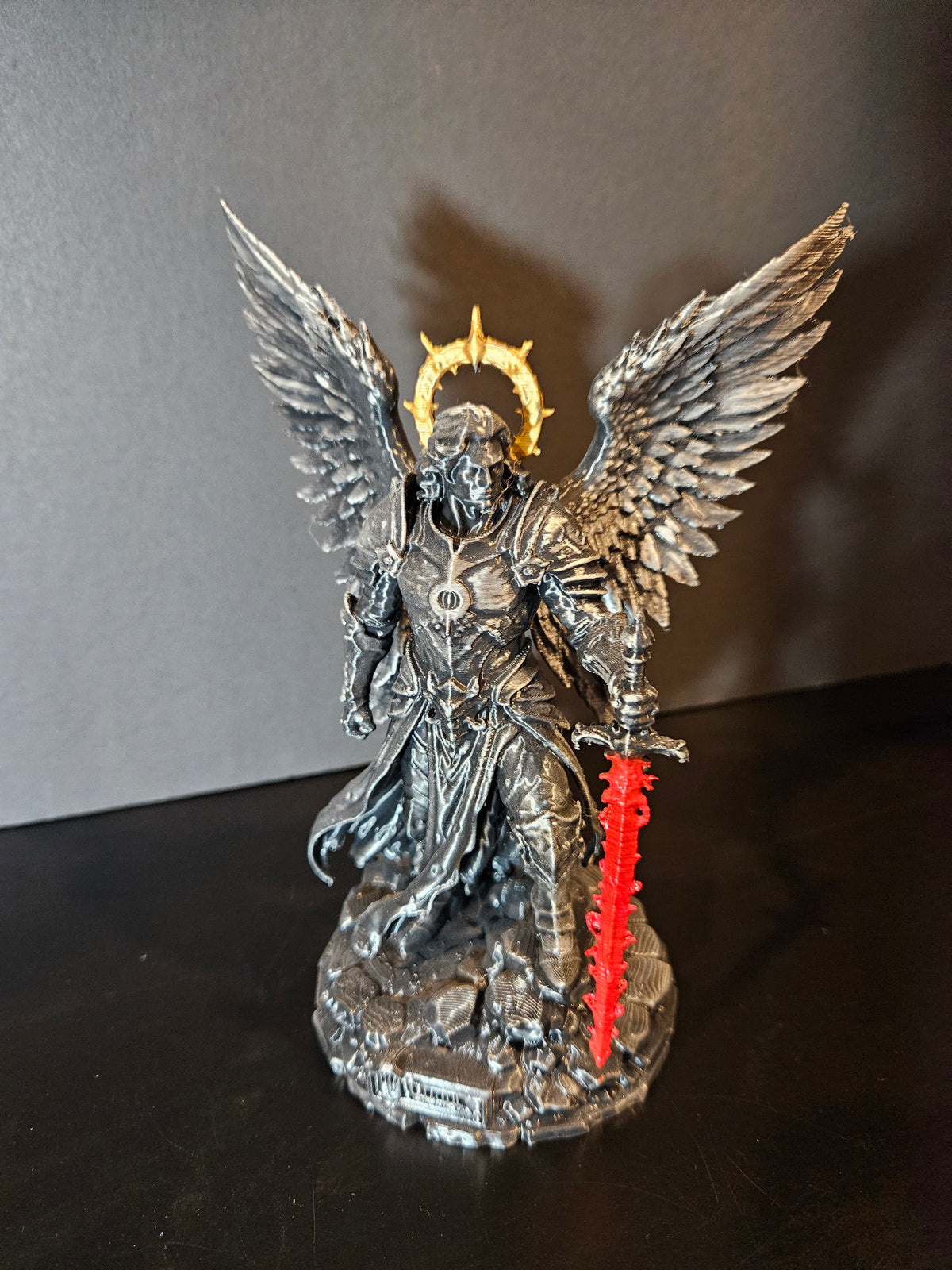 Michael Burning Sword Sculpture