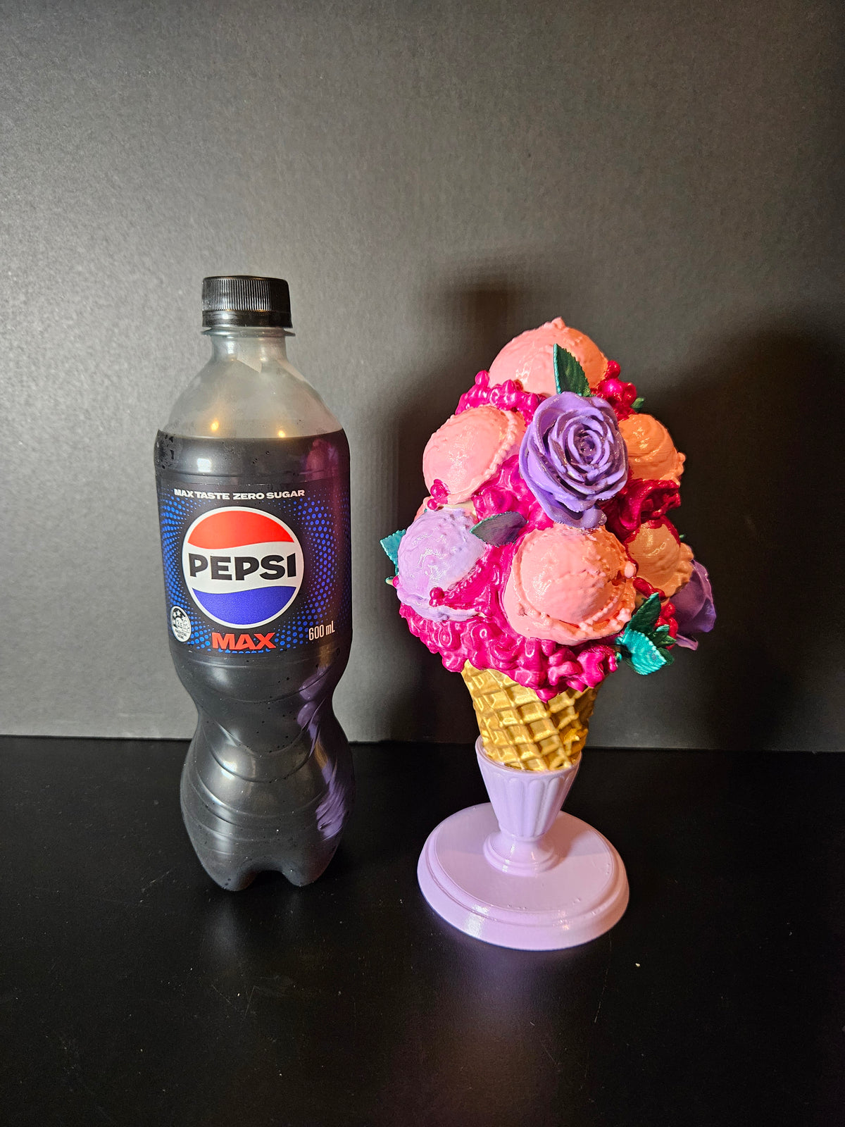 Sweet Bloom Ice Cream Sculpture
