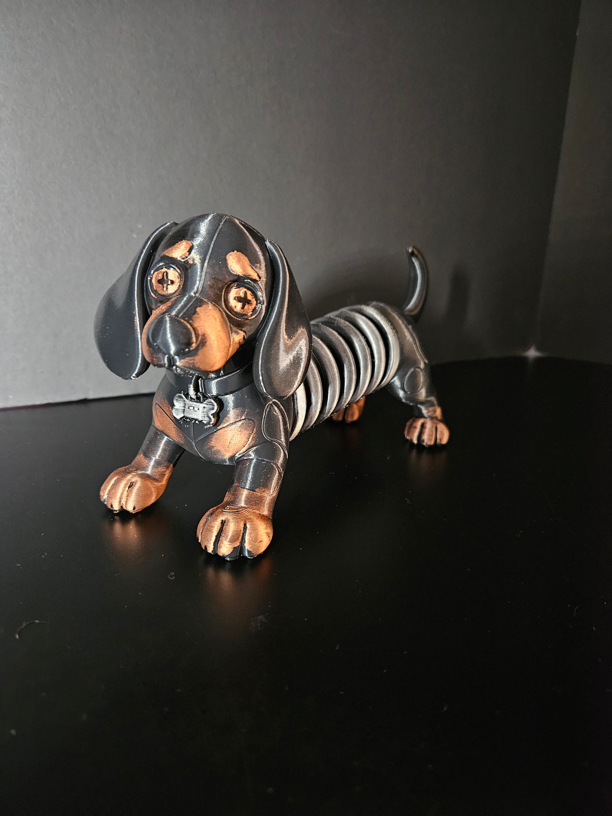 Slinky Dashy Dachshund Sculpture