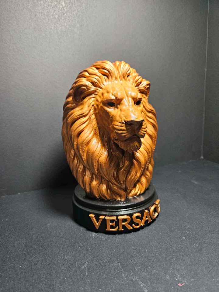✨️💛 Designer Lion Bust Sculpture 💛✨️