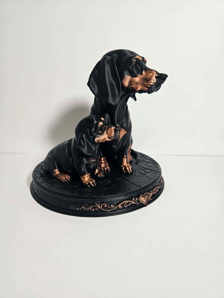 🐾 Dachshund Mumma & Pup 🐾