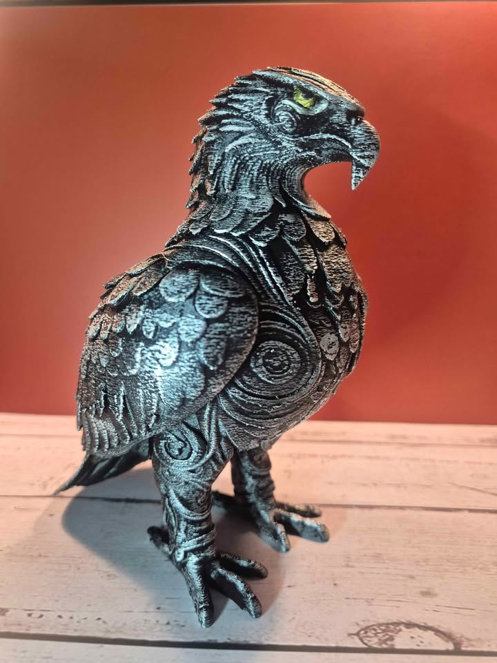 The Iron Watcher Eagle Sculpture - 18cm