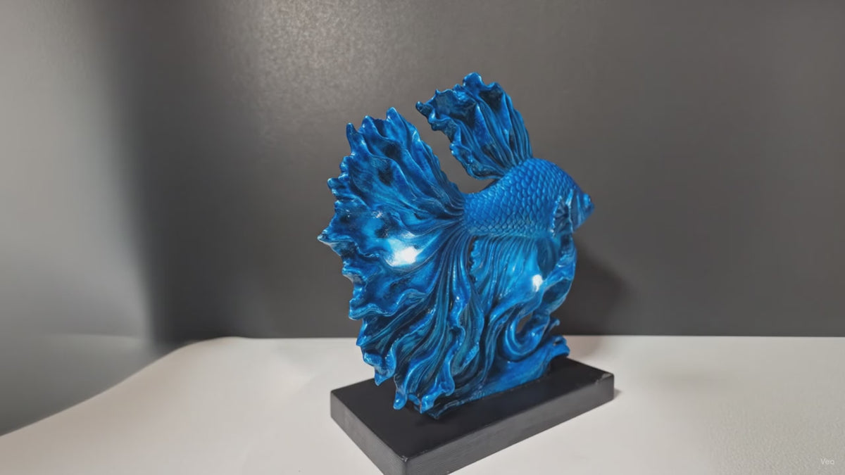Jewel Betta Fish Sculpture – 22cm