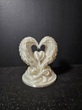 Angel Wings Heart Sculpture