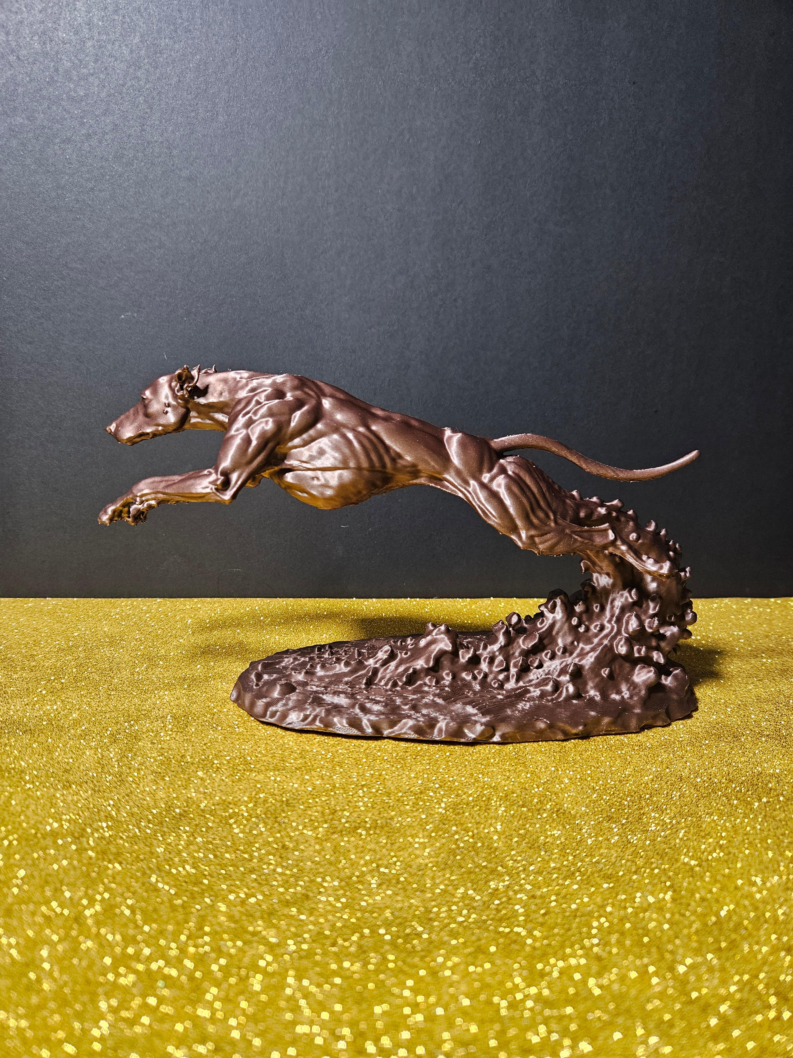 25cm length greyhound sculpture $45