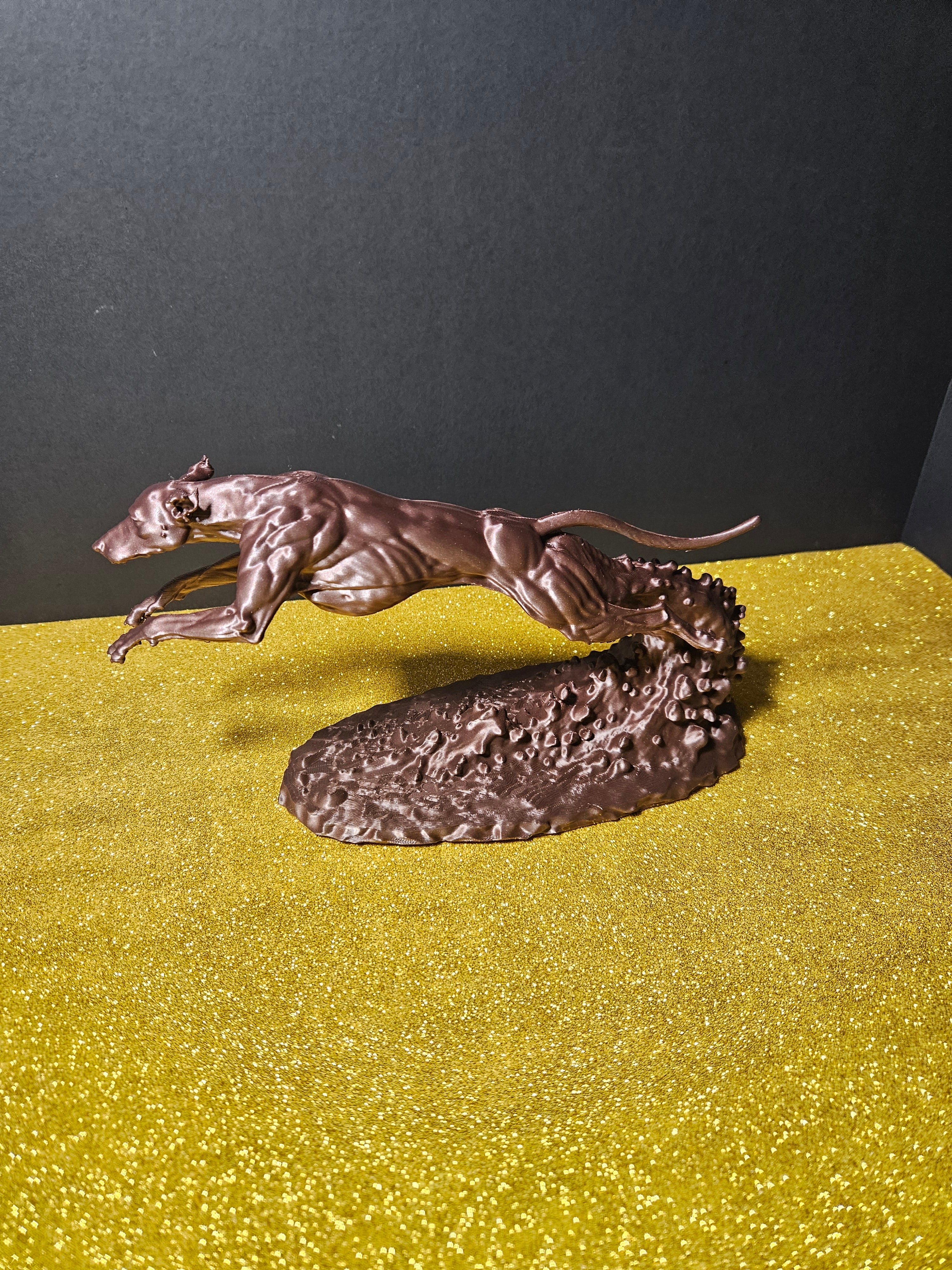 25cm length greyhound sculpture $45
