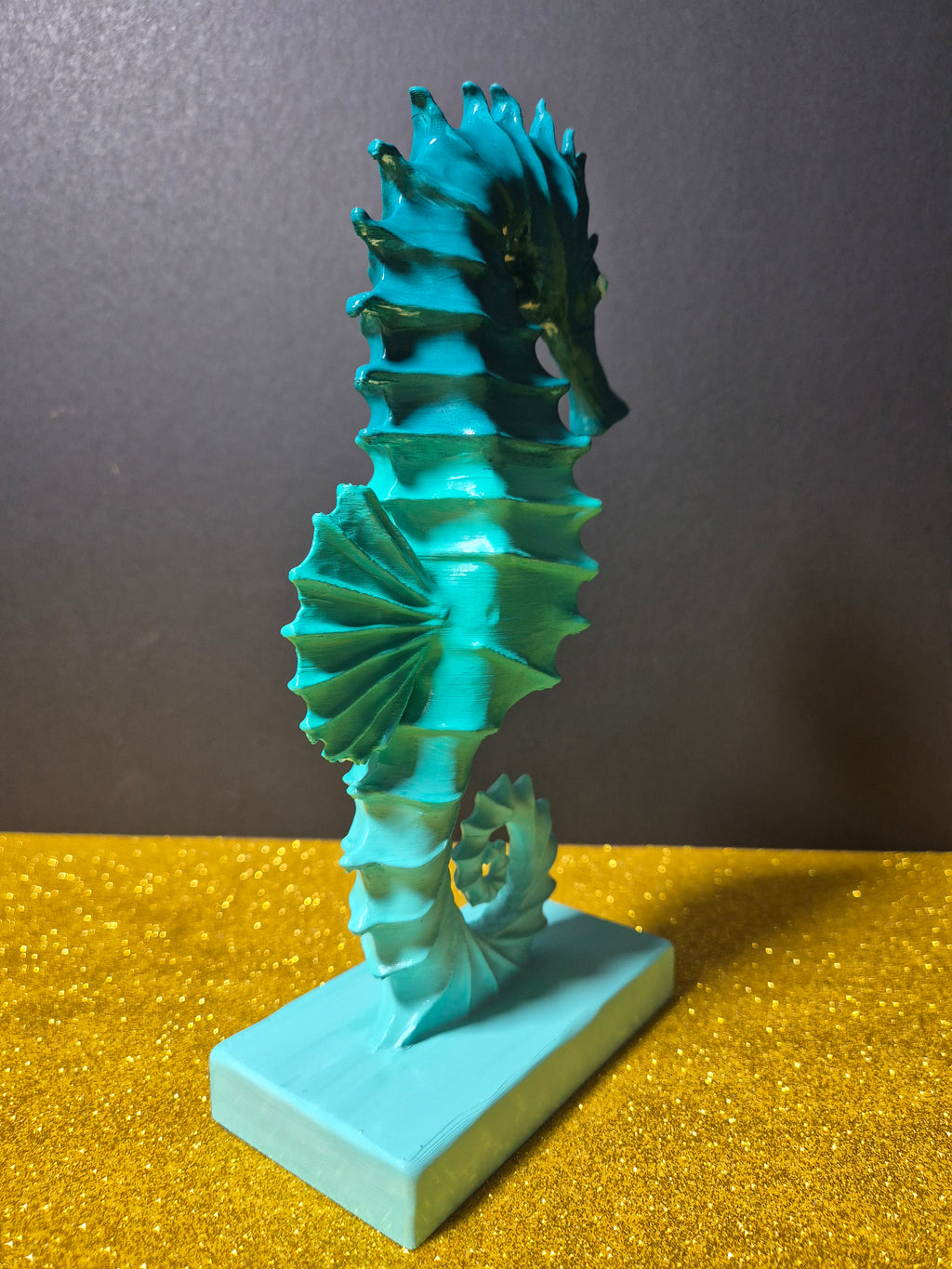 Ocean Jewel Seahorse Sculpture – 23cm
