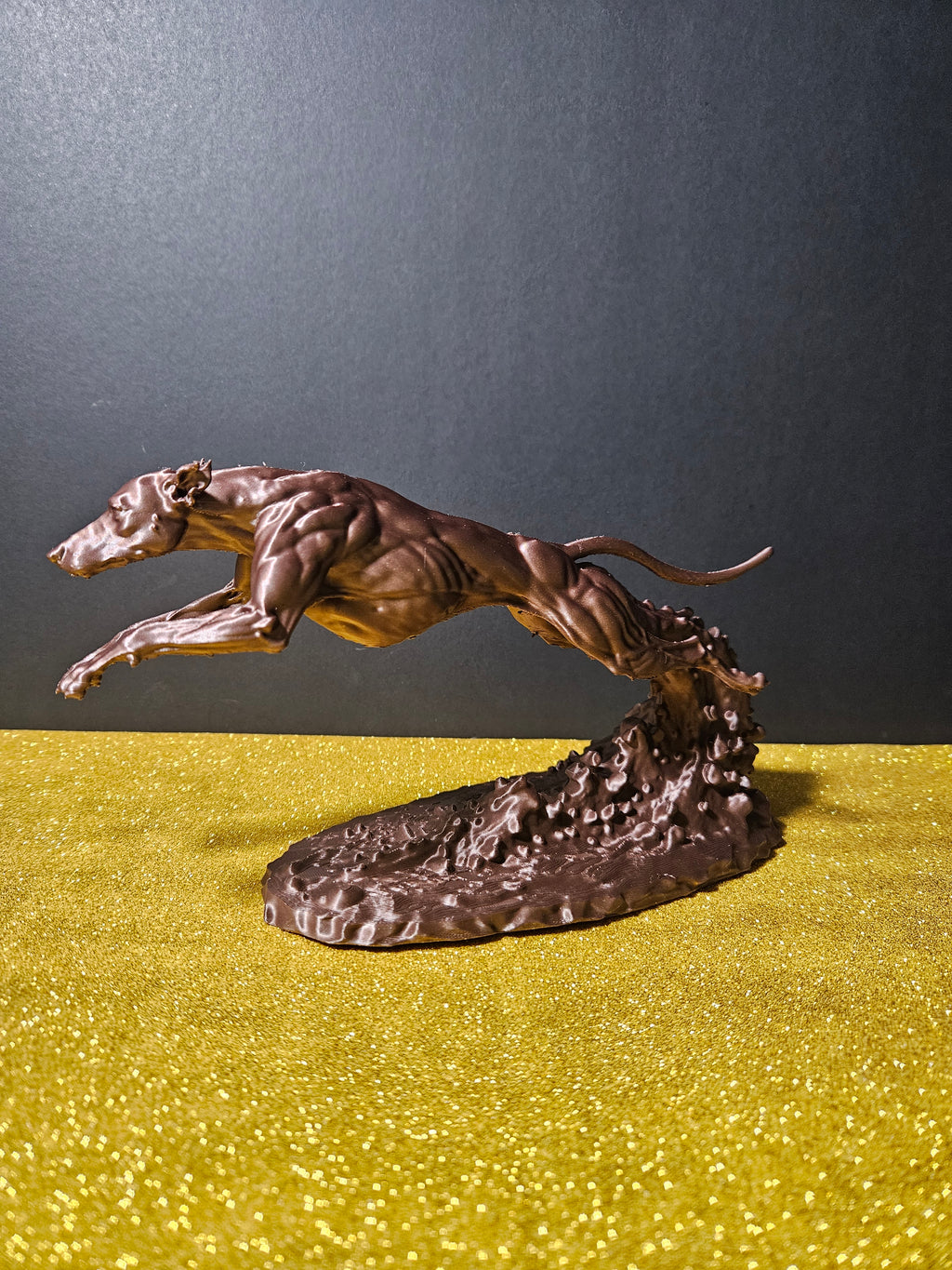 25cm length greyhound sculpture $45