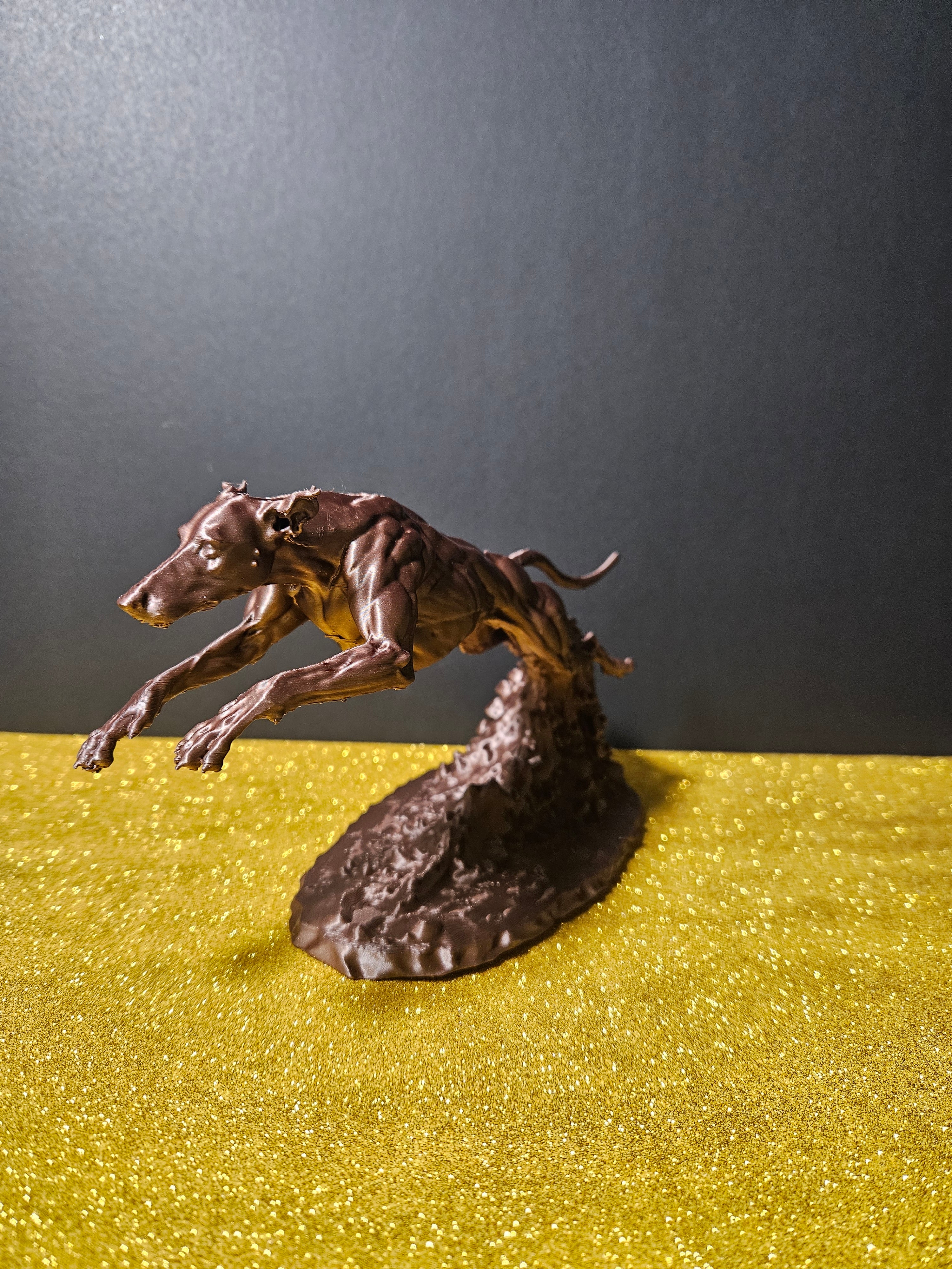 25cm length greyhound sculpture $45