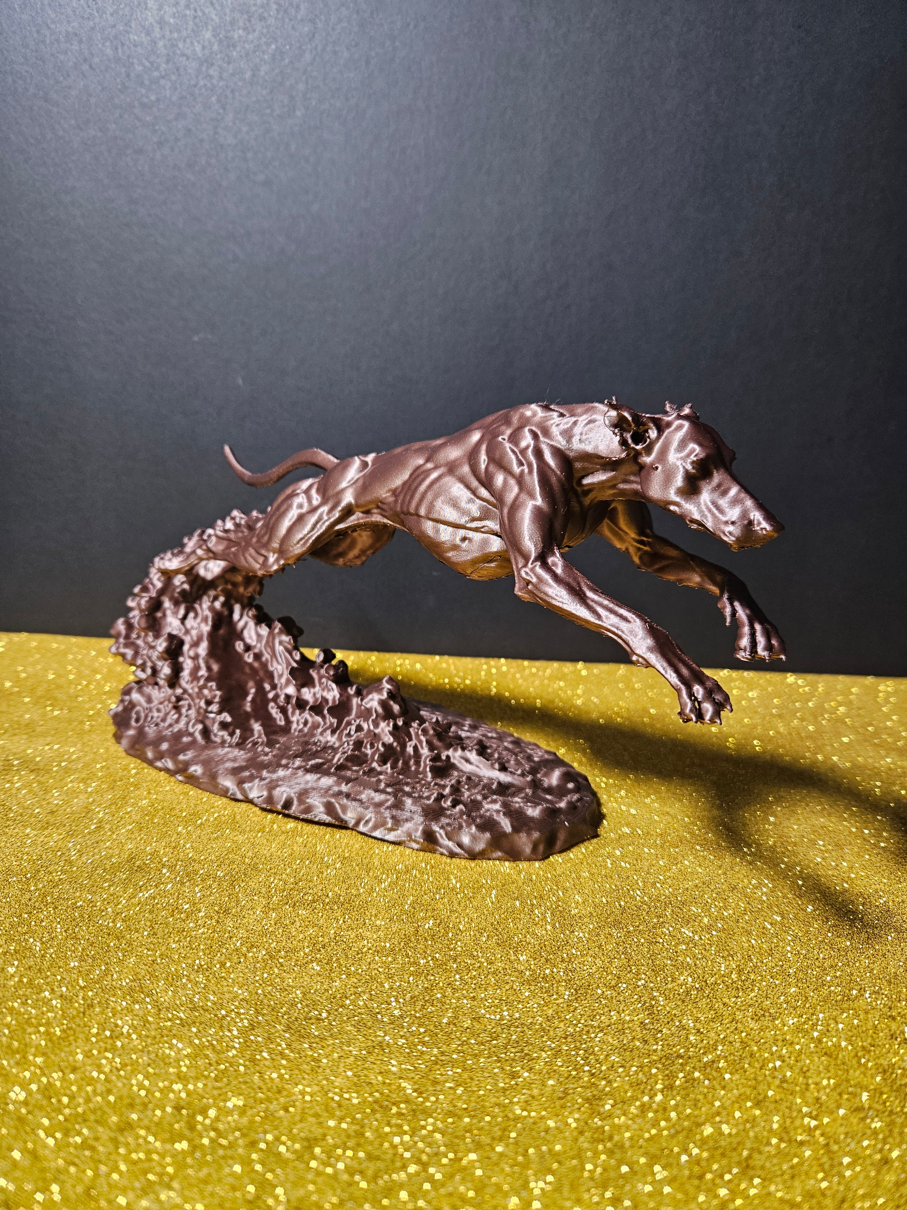 25cm length greyhound sculpture $45