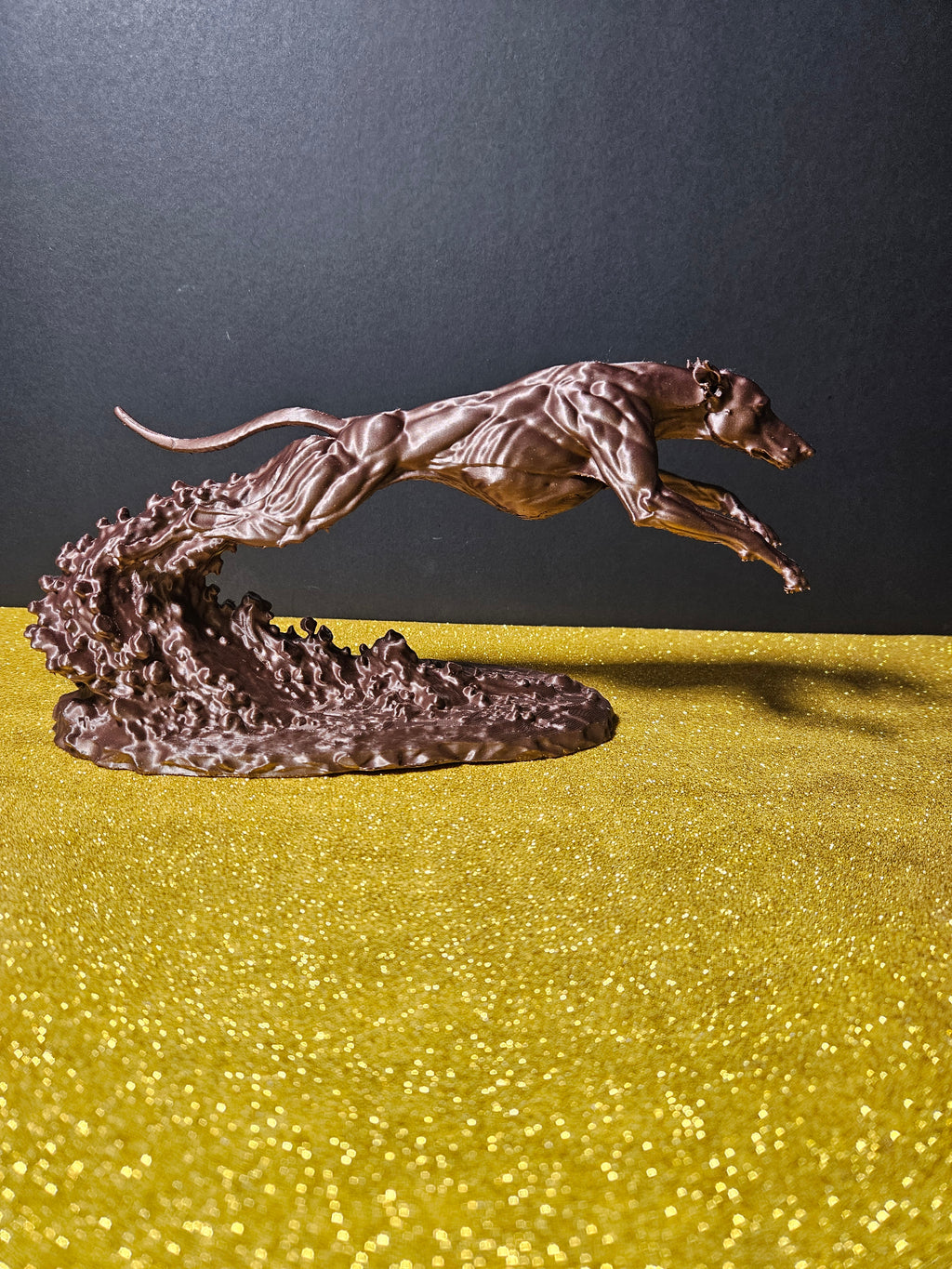 25cm length greyhound sculpture $45