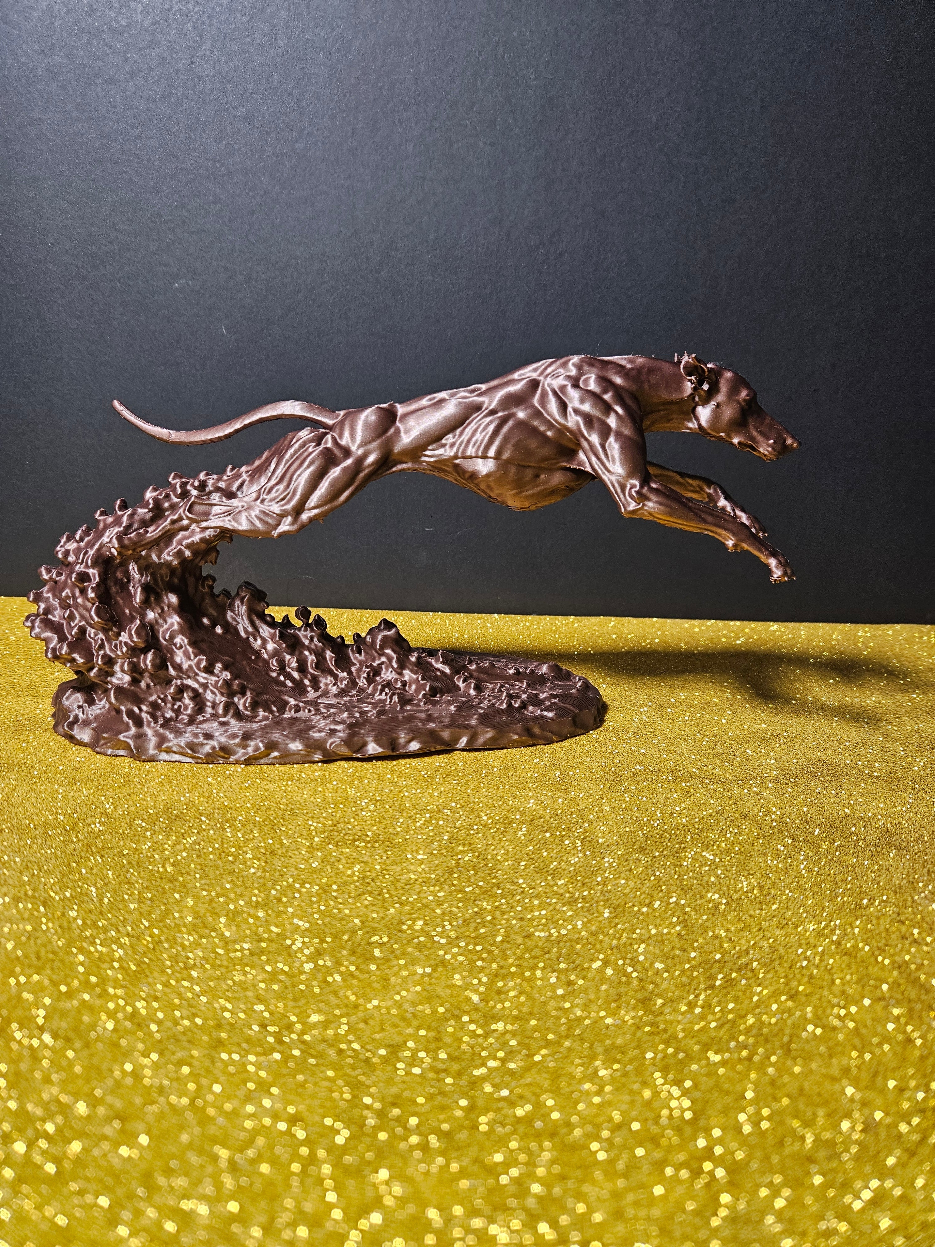 25cm length greyhound sculpture $45