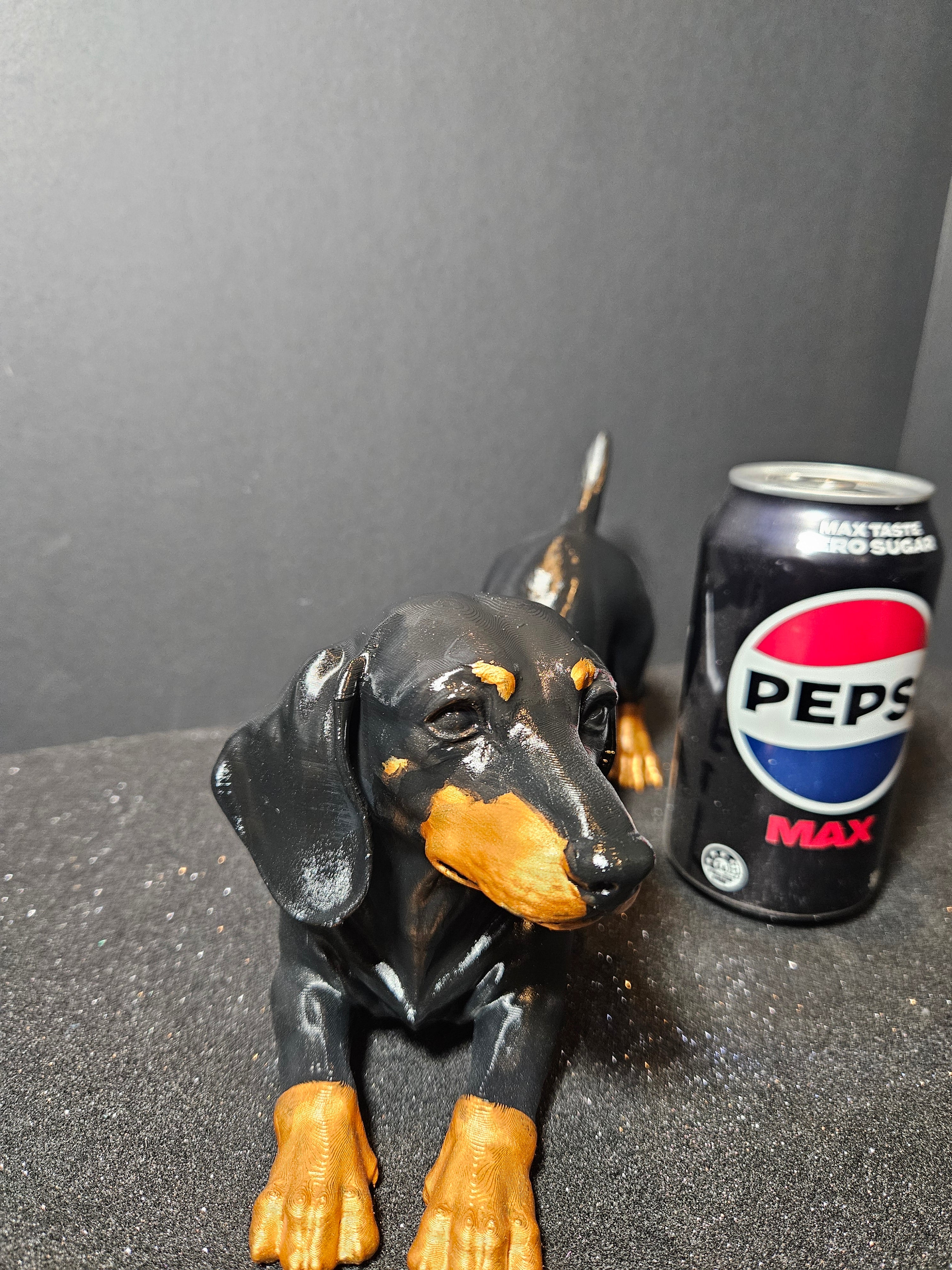Stretching Dachshund Sculpture – 25cm